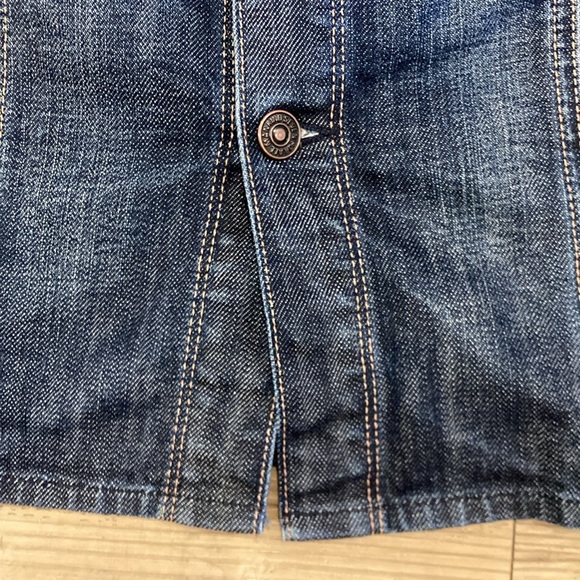 7 For All Mankind Denim Bridgette Pencil Skirt - Picture 5 of 9